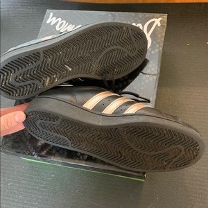 black rose gold superstars